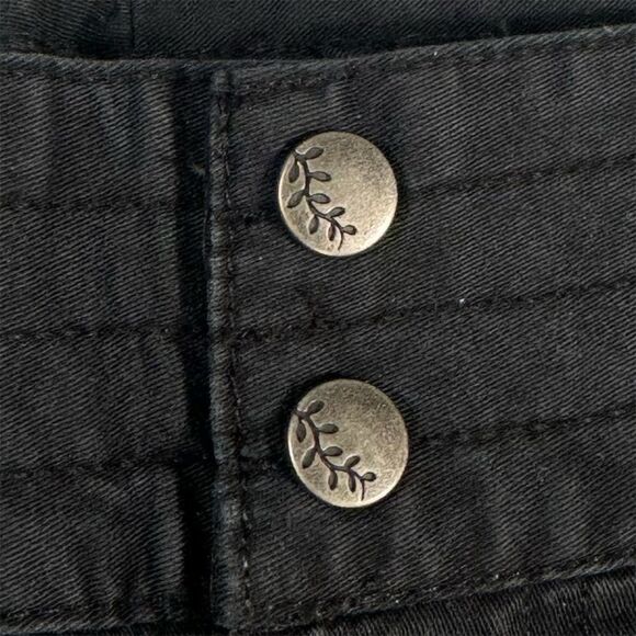 NWT Columbia Size 16 Black Women’s Carroll Creek Pant Straight Leg Rolled Up Leg - Picture 3 of 15